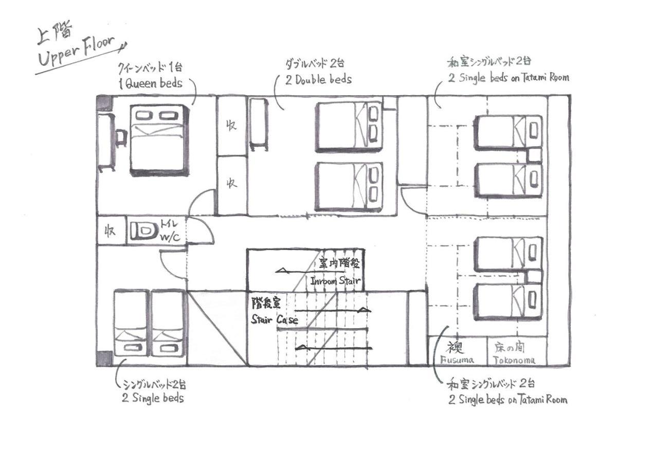 Konjaku-So Dotonbori Penthouse Stay Ōsaka Eksteriør bilde