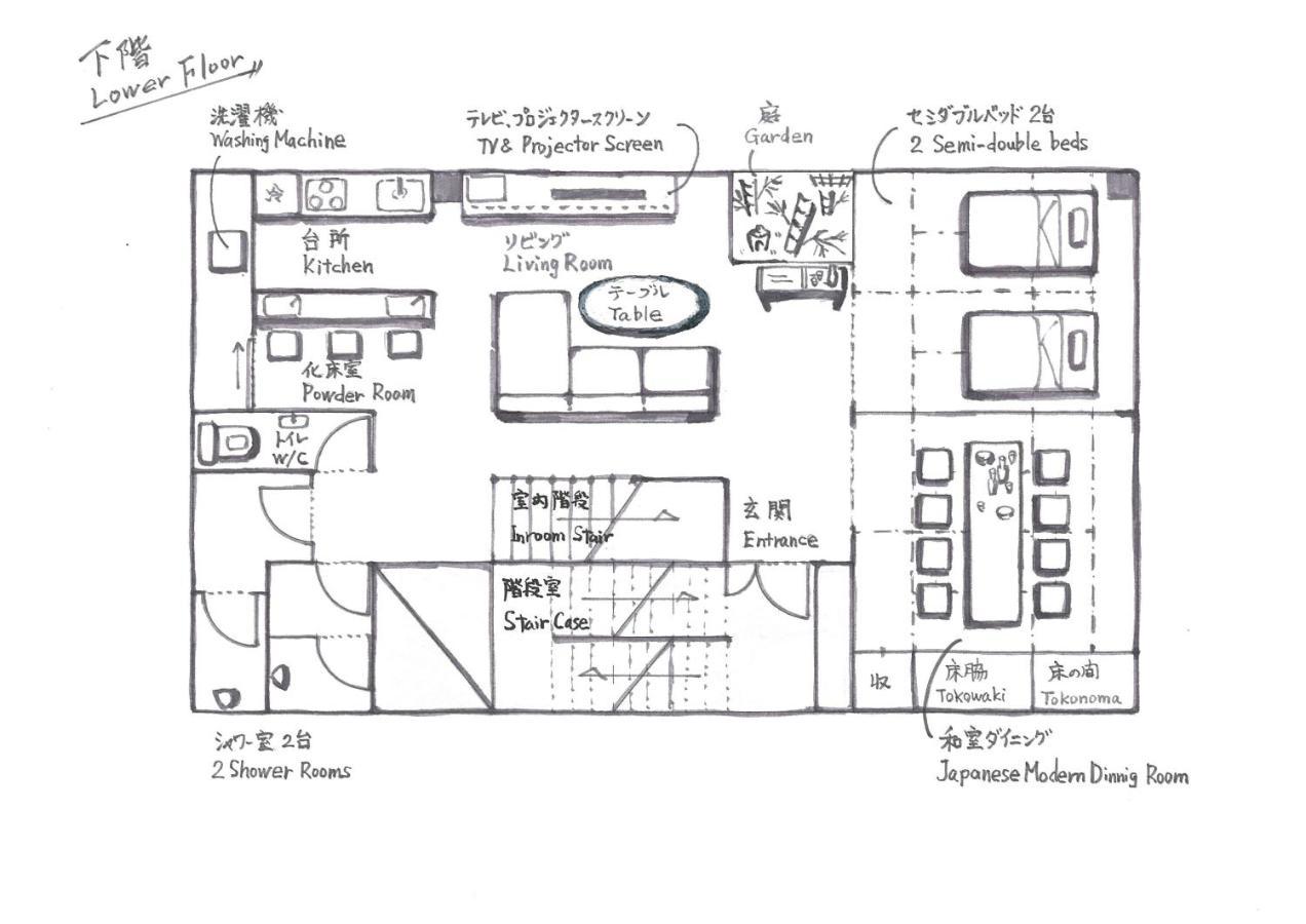 Konjaku-So Dotonbori Penthouse Stay Ōsaka Eksteriør bilde